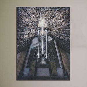 Giger, Hans Rudolf Giger, Alien, Oil Painting, Canvas Painting, Wall Art,Wall Decor,