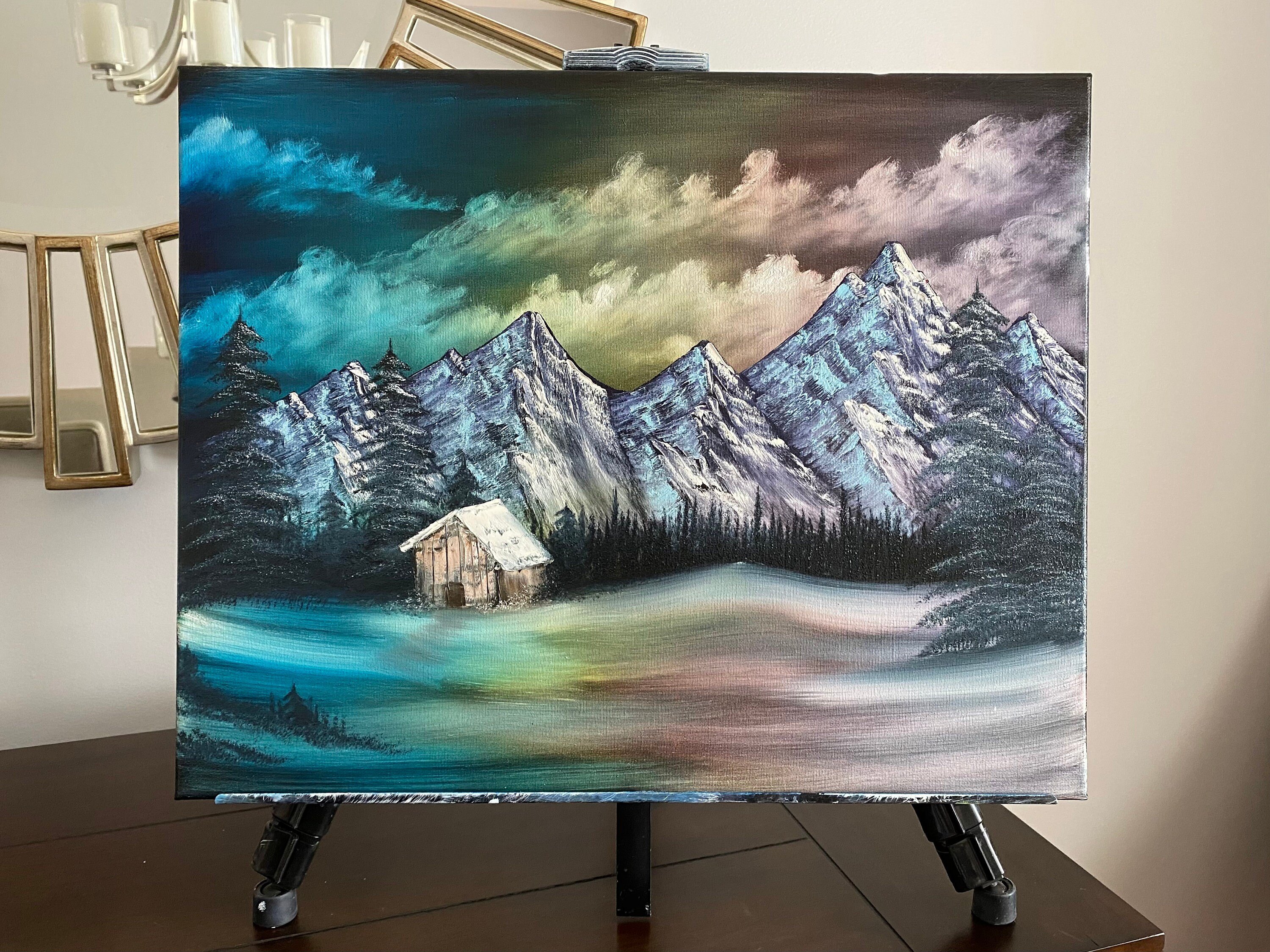 油絵 絵画 レインボーローズ【Ａ3】 0502de09cf7c1dedcaf9c8523a6ed2