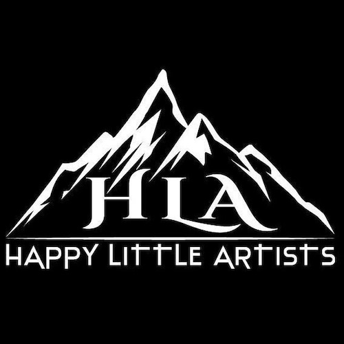 穏やかな冬の夜: ボブ ロス スタイルの油絵 16