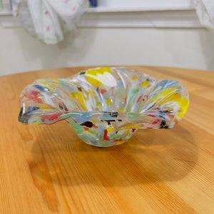 Unique Handcrafted Glass Plate