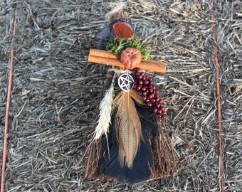 Samhain Altar Besom, Altar Broom, Witch Besom, Witches Broom, Fall Besom, Cinnamon Broom