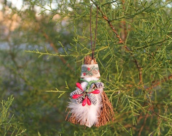 Mini Cinnamon Besom, Yule Ornament, Pagan, Witch, Besom, Broom, Christmas, Holiday Gift, Witch Decor, Wicca, Wiccan, Ornament