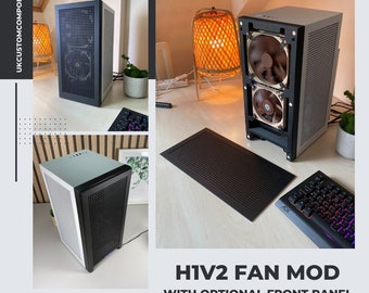 NZXT H1 (V2 2022)  Fan Mod and Optional Front Intake Panel.