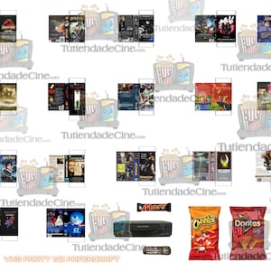 VHS Movie Collection 1:12 Papercraft #2