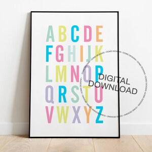Alphabet Poster