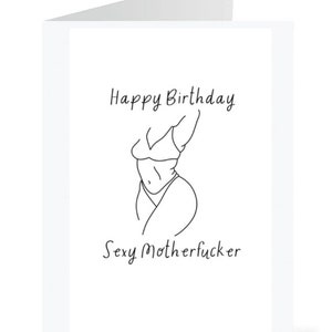 Alles Gute zum Geburtstag Karte, Sexy Geburtstagskarte, Körper Karte, Sexy Motherfucker Karte, Lustige Geburtstagskarte, Grußkarte, Digitale Karte-45