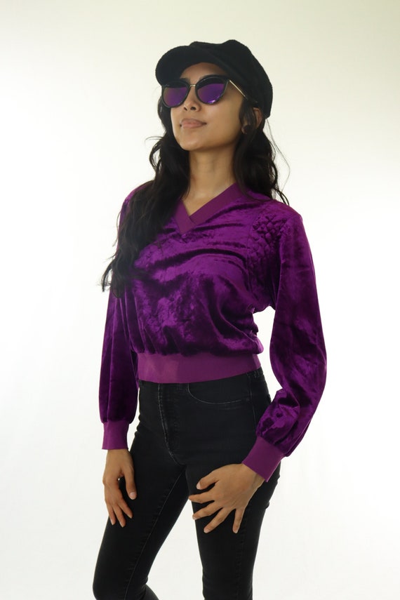 Purple Fairycore Velvet Violet Velour Witchy Glam 