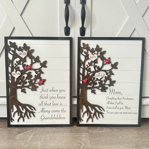 Personalized Mother&#39;s Day Gift / Custom gift for mom / Grandparent gift / Gift from children / Sentimental gift for mom