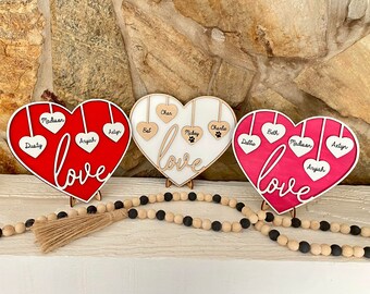 Personalized Valentine's Day Decor / Personalized gift / Gift for her / Valentine's Day gift / Valentines Decor / Valentines Day Sign