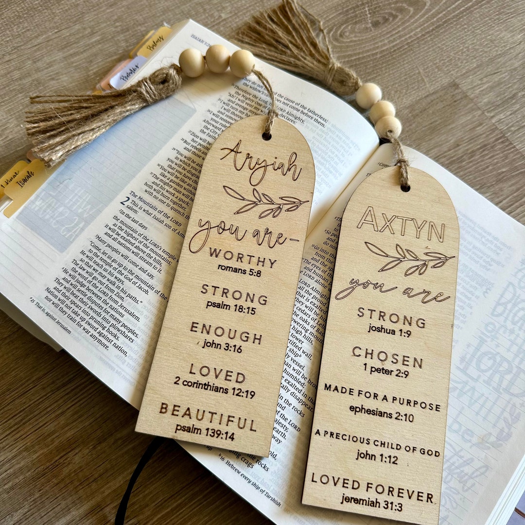 Religious Bookmark, Bible Tassel, You Are Bookmark, Christian Gift, - Etsy