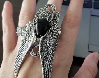 Fashion Men Women Armor Finger Ring Flexible Armor Gothic -  UK
