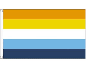 Aroace Pride Premium Flag / 5ft x 3ft / With Sewn Hems & Grommets