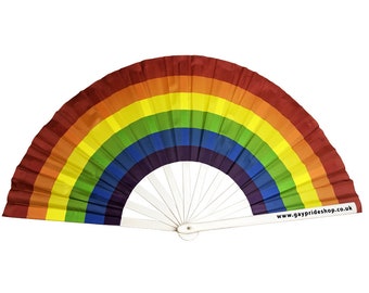 Giant Cracking Fan - Gay Pride Rainbow