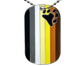 Bear Pride Dog Tag