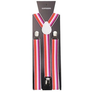 Lesbian Flag Colours Braces (Suspenders)