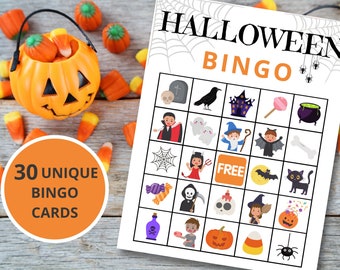 Halloween Bingo | Halloween Activities and Games | Printable Activities for Families and Kids | Halloween Games | Instant Download