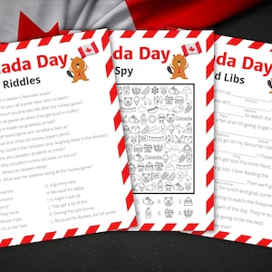 Canada Day Game Bundle | Printable Canada Day Games and Activities for ...
