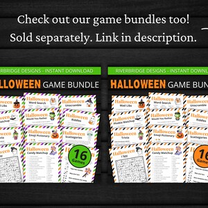 Halloween Bingo | Halloween Activities and Games | Printable Activities for Families and Kids | Halloween Games | Instant Download image 4