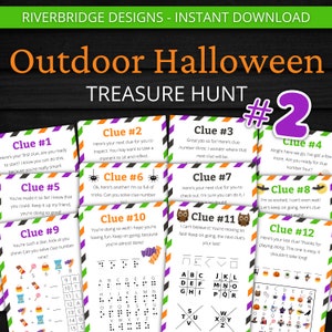 Outdoor Halloween Treasure Hunt #2 For Older Kids | Halloween Scavenger Hunt | Halloween Activity for Kids and Teens | Games and Puzzles