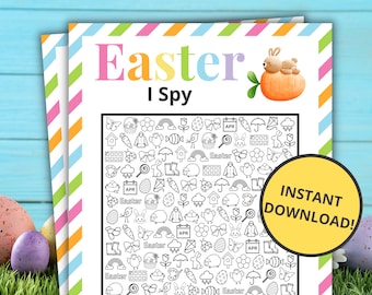 Easter I Spy | Printable Easter Game | Easter Activity For Kids and Adults | Easter Party Game | Family Game | Classroom Game