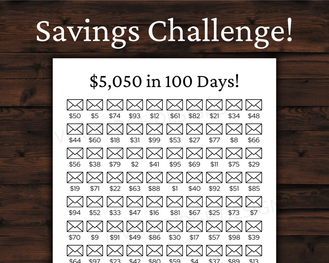 100days challenge savingリフィル 手書き数字 100days challenge savingリフィル 手書き数字