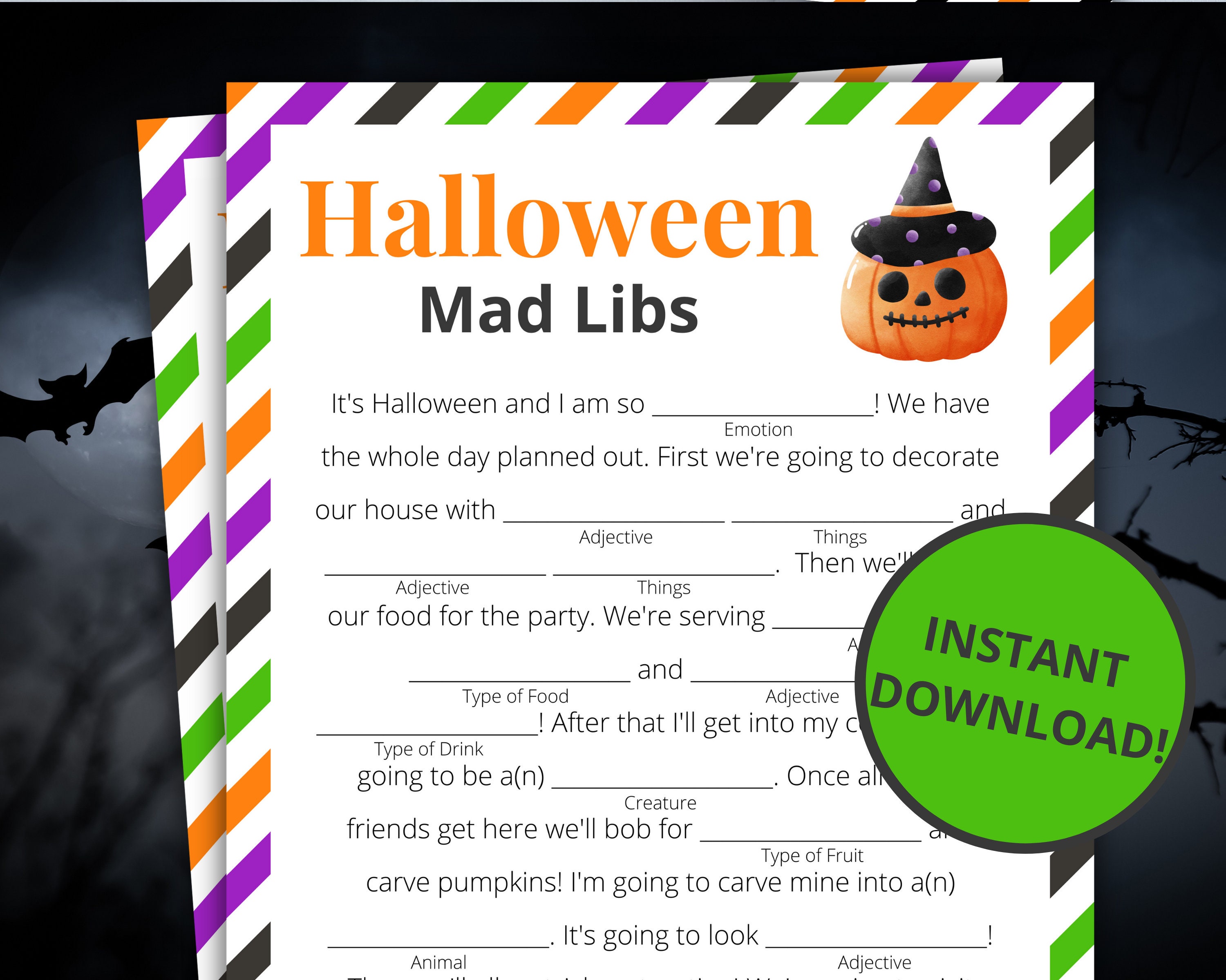 Adult Mad Lib - Etsy