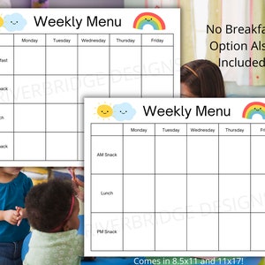 Daycare Form Bundle | Printable Forms for Daycare, Preschool, Nanny ...