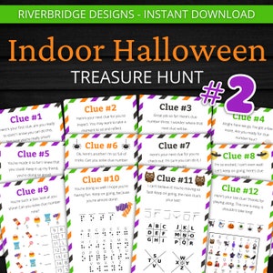 Indoor Halloween Treasure Hunt #2 For Older Kids | Halloween Scavenger Hunt | Halloween Activity for Kids and Teens | Games and Puzzles