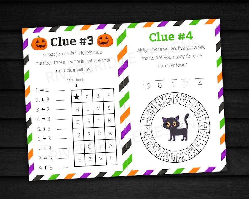 Indoor Halloween Treasure Hunt for Older Kids | Halloween Scavenger ...