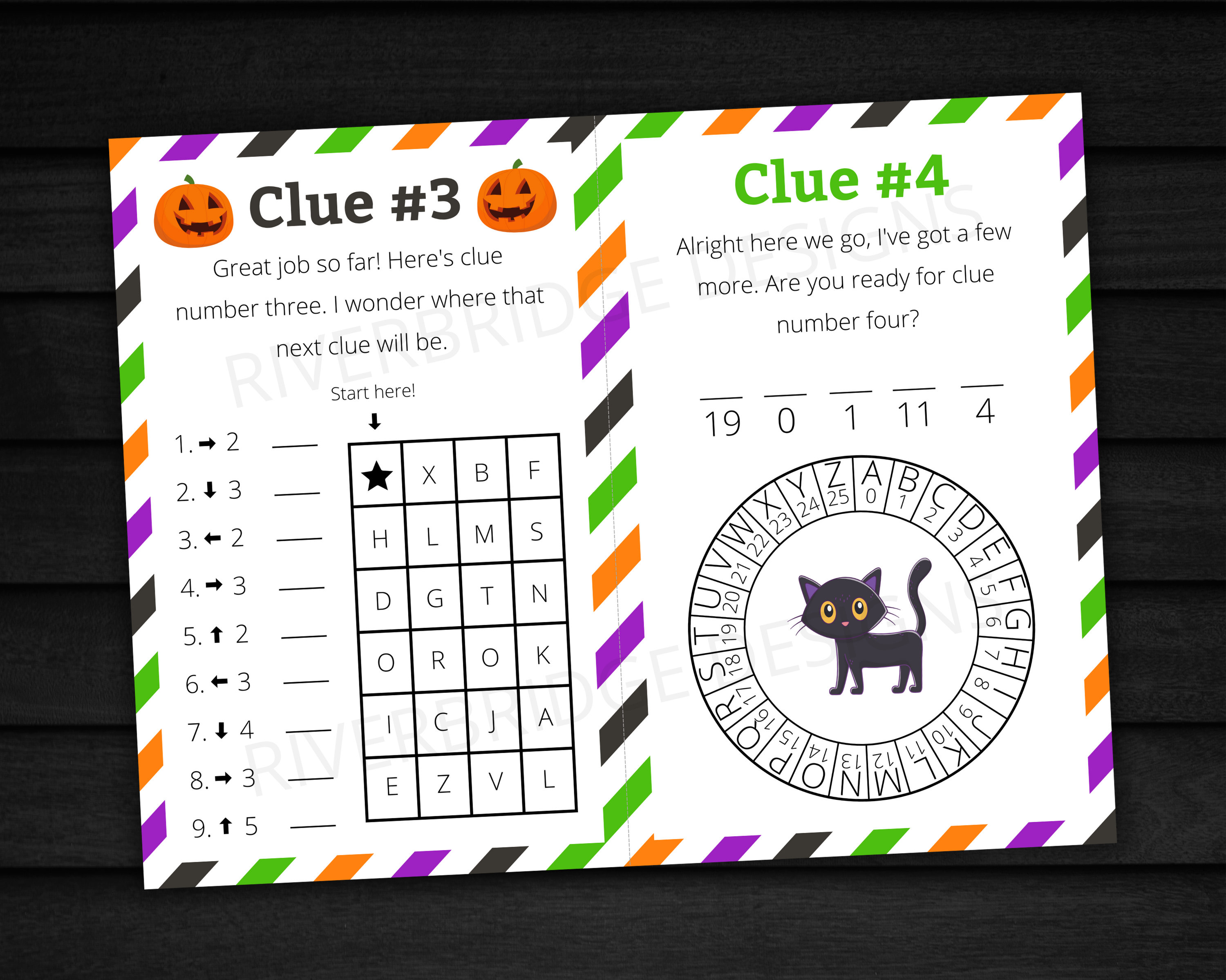 Indoor Halloween Treasure Hunt for Older Kids | Halloween Scavenger ...