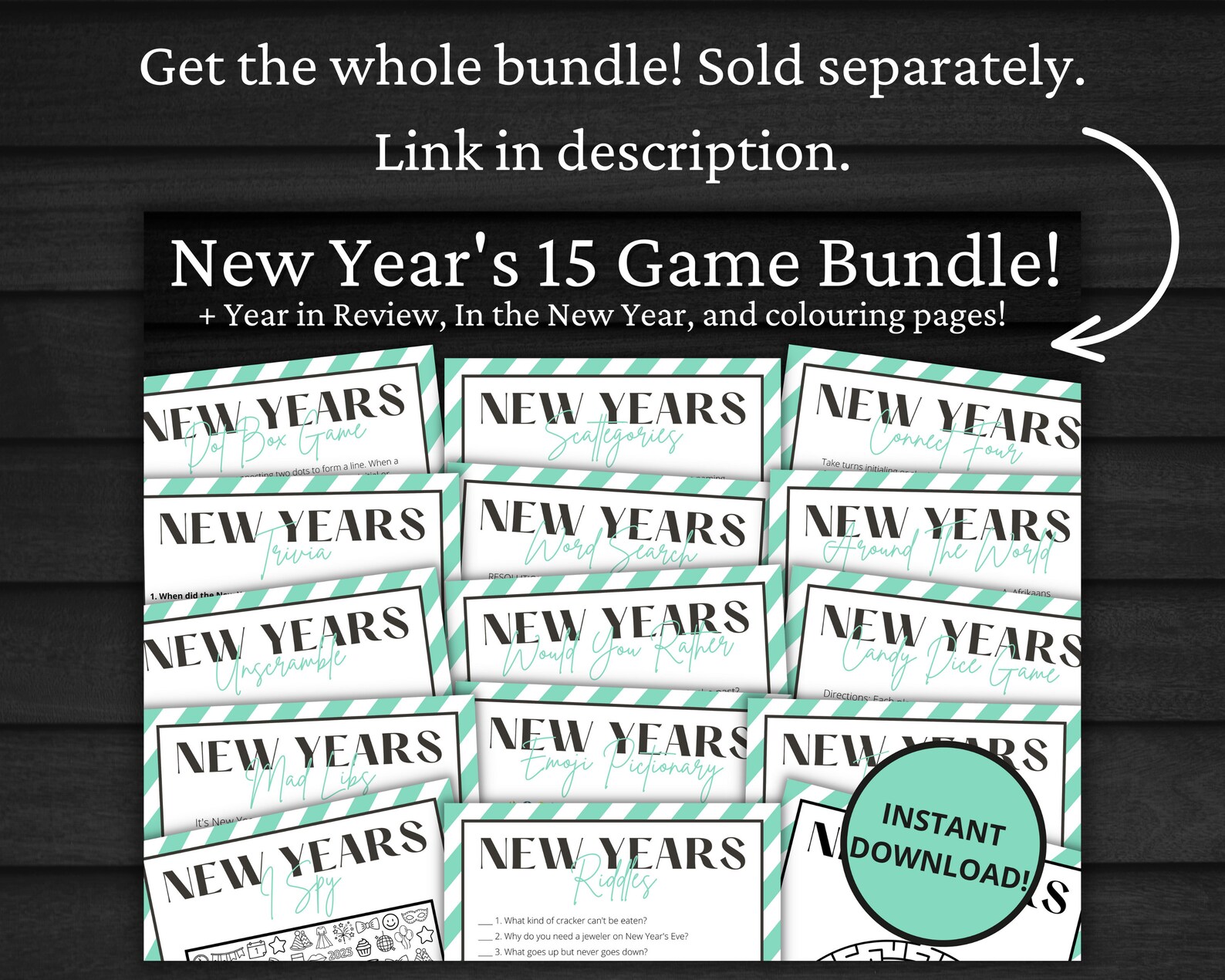 New Year's Eve Emoji Pictionary Printable New Year's - Etsy Canada