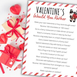 Valentine's Day Would You Rather | Valentine's Party Games | Valentines ...