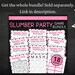 Slumber Party Mad Libs | Printable Sleepover Games for Kids and Teens | Pajama Party Activities ...