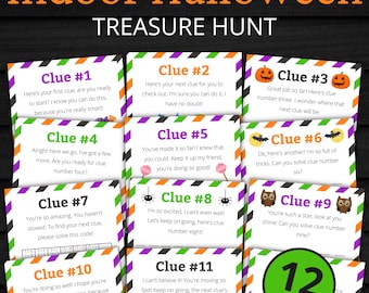 Indoor Halloween Treasure Hunt For Older Kids | Halloween Scavenger Hunt | Halloween Activity for Kids and Teens | Games and Puzzles