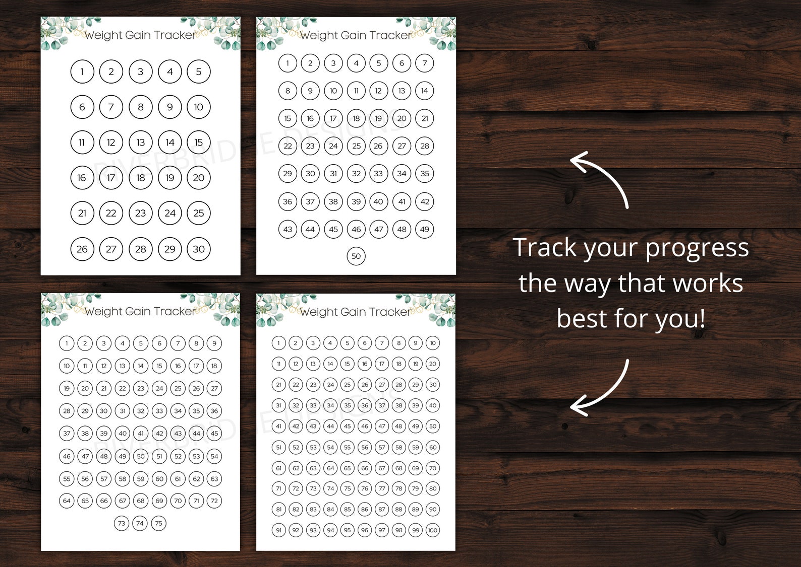 Weight Gain Journal Fitness Tracker Weight Gain Tracker Etsy