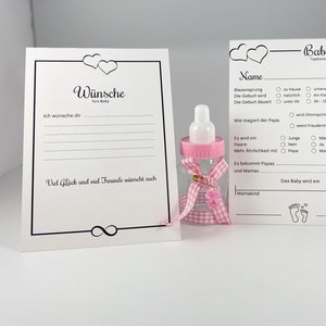 Baby Tippkarten DIN A6/ Ausfüllkarten/ Wunschkarten/ /Baby /wir werden Eltern/ Geburt/Postkarte DINA6/ /Geburt Vorfreude/personalisiert