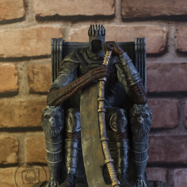 Dark Souls Yhorm The Giant Figure, Yhorm on Throne Figure, Dark souls 3, Video Games Gift