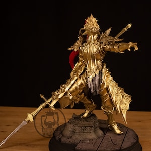 Dragon Slayer Ornstein Statue, Dark Souls Figurines, Dark Souls Boss Statue, 12'' Collectible  figure, Video Games Gift,