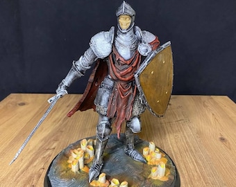 Figurka Czerwonego Rycerza z gry Dark Souls, prezent z gry Dark Souls, dekoracja pokoju gracza, figurki dla fanów