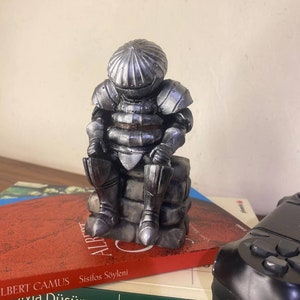 Dark Souls figure, Onion knight Statue, Siegmeyer of Catarina figure, Handmade Painting, Video Games Gift, collectible statue, Great Quality image 5