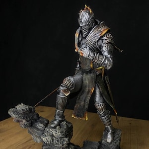 Dark Souls Figurines, Soul of Cinder Statue, Dark Souls Gamer Decor