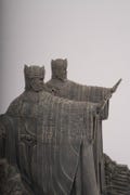 Argonath Bookends, Fantasy King Statues, River Guardians Sculpture, Handmade Stone Look Decor, Movie Inspired Collectible Gift