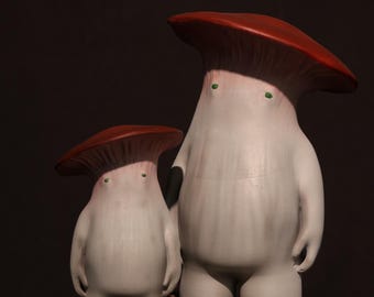 ダークソウル キノコ人間のフィギュア、キノコ人間の像、ゲーマーへの