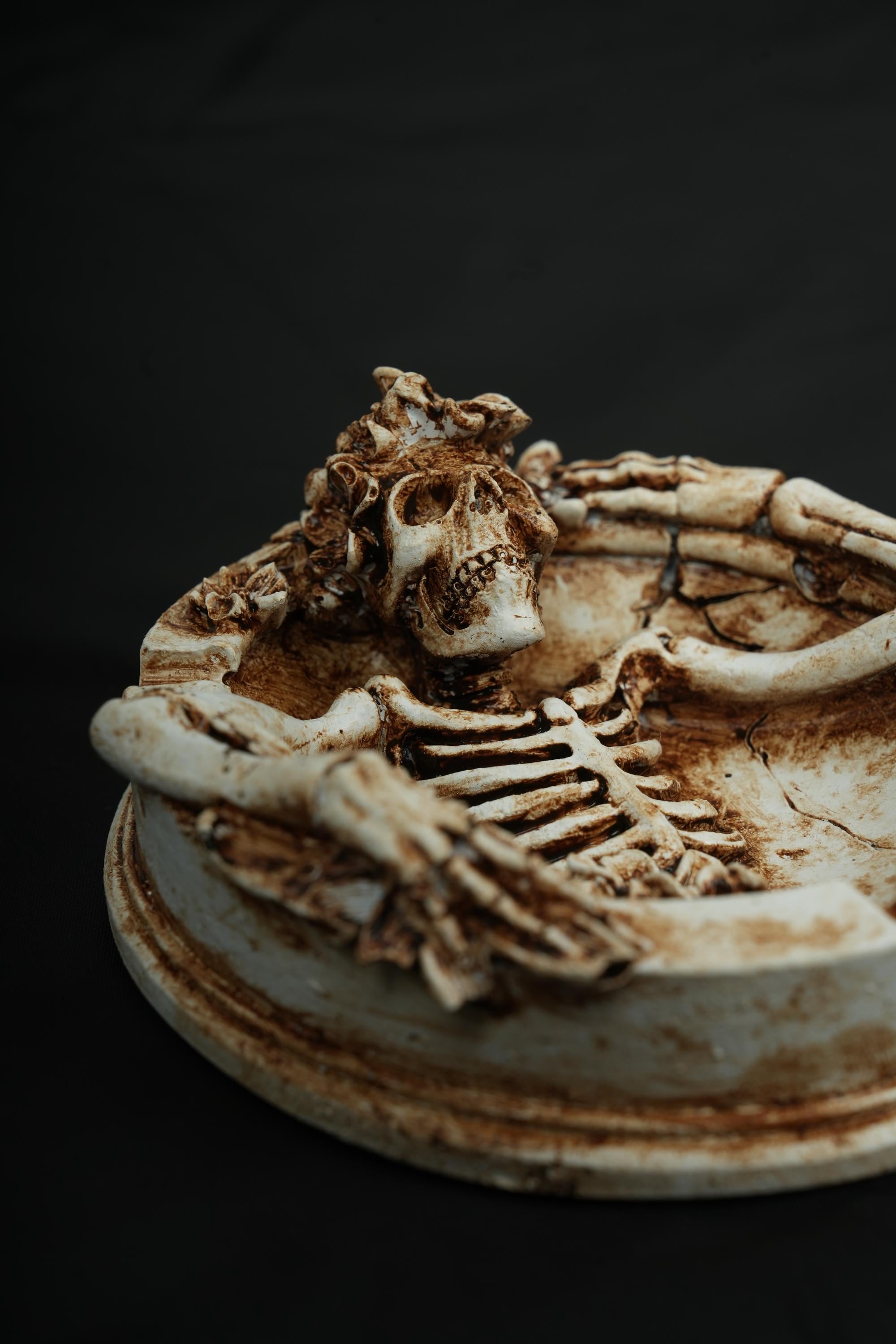 Antique Skull Ashtray - Etsy Canada