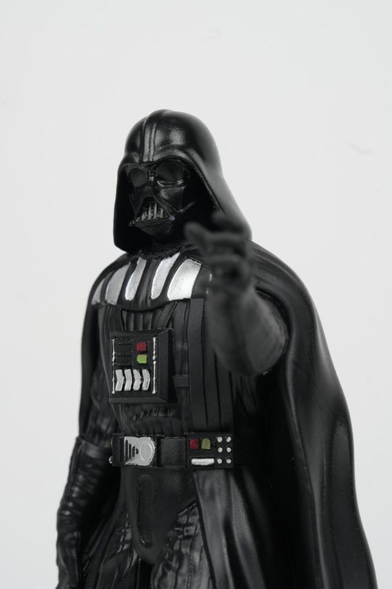 Darth Vader Figure, Sith Lord Statue, Dark Warrior Sculpture
