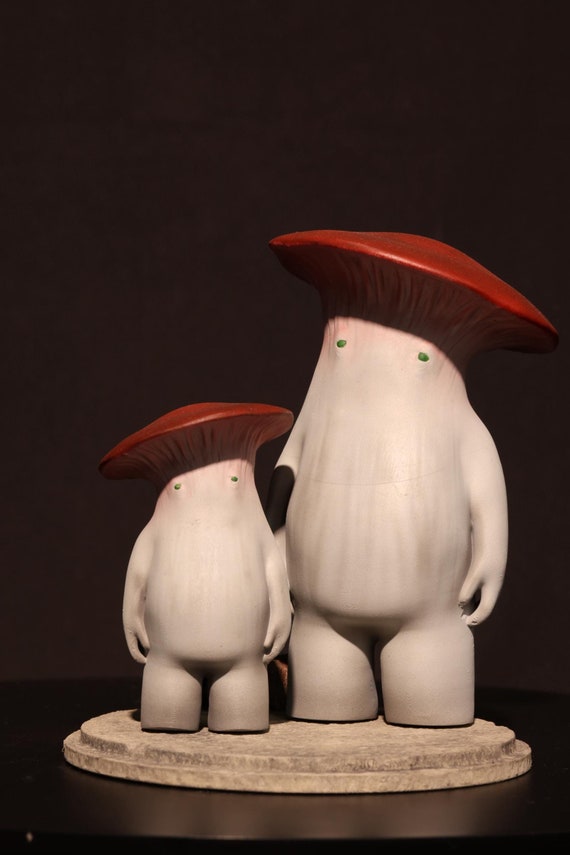 私が作ったキノコMan ダークソウル キノコ人間のフィギュア、キノコ人間の像、ゲーマーへの