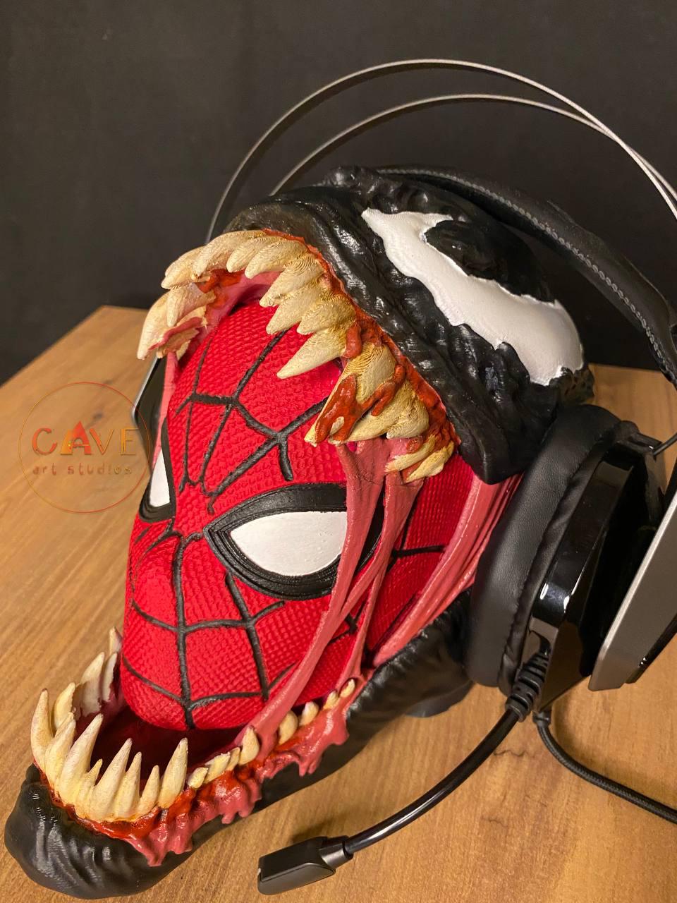 シンビオートvsウェブヒーローヘッドホンスタンド、デュアル