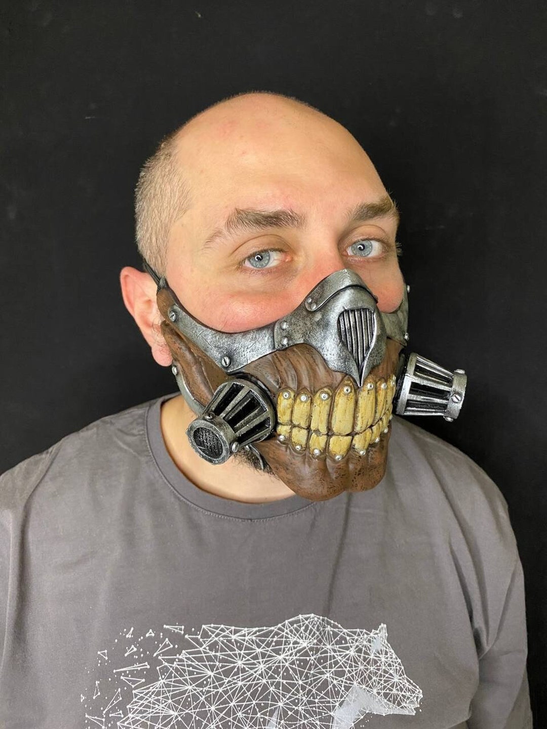 ミュータントマスク（物体X風） マッドマックス ハロウィンマスク、イモータン・ジョーマスク