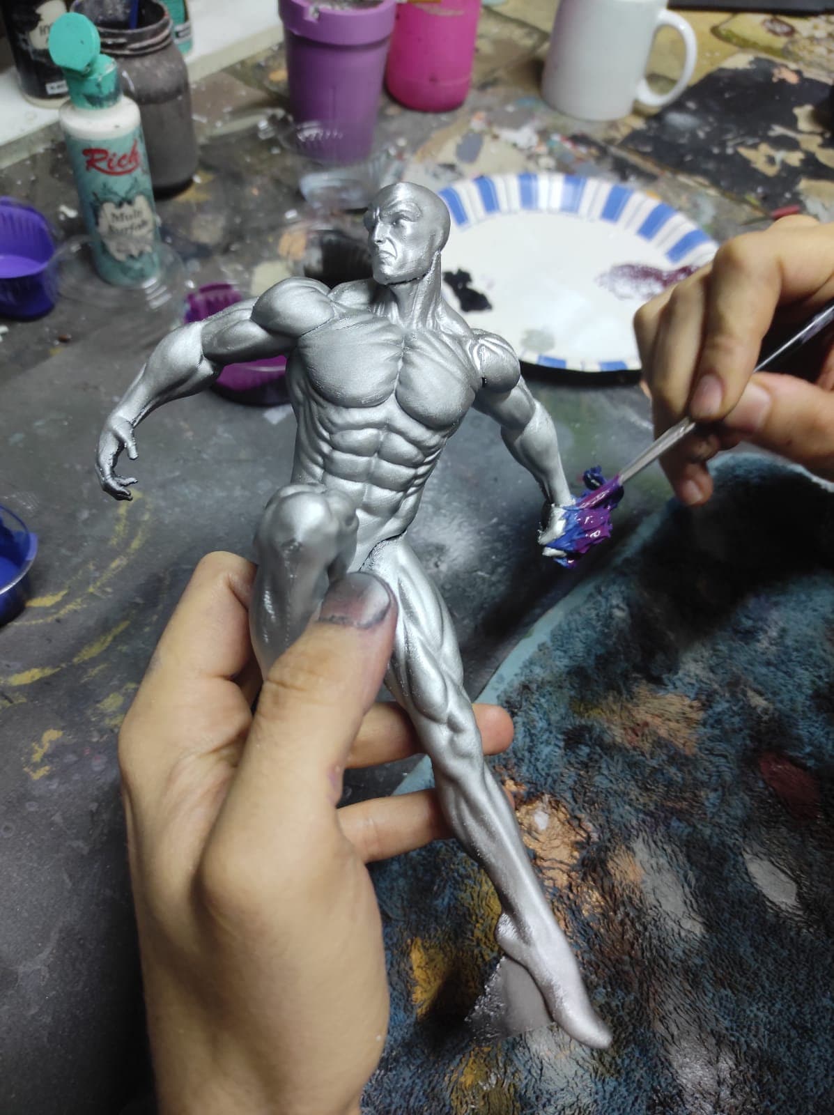 Statue Marvel Silver Surfer Hard Hero - 25 Cm - Édition Limitée 750 - NEUF
