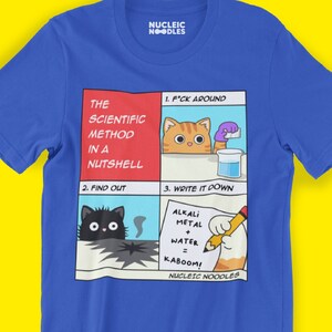 The Scientific Method t-shirt | Funny science shirt, Chemistry gift, Funny teacher gift, Grad school gift, Laboratory gift, Biology shirt